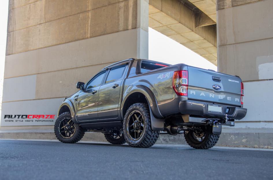 FORD RANGER GD07 MATTE BLACK MILLED